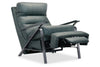 Image of Zander Lake Dual Power "Quick Ship" Leather Modern Recliner