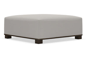 Annie 44 Inch Square Fabric Bench Ottoman Coffee Table