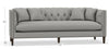 Image of Astrid 92 Inch Fabric Tuxedo Arm Single Bench Seat Sofa