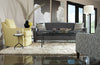 Image of Austin 84 Inch "Designer Style" Tight-Back Fabric Sofa With Accent Nails