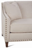 Image of Austin 84 Inch "Designer Style" Tight-Back Fabric Sofa With Accent Nails