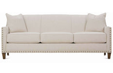 Austin 75 Inch Tight-Back Fabric Queen Sleeper Sofa With Accent Nails