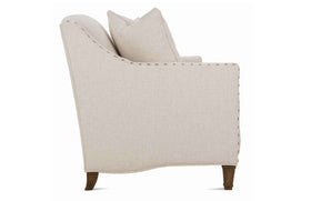 Austin 75 Inch Tight-Back Fabric Queen Sleeper Sofa With Accent Nails
