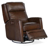 Image of Avalon San Marco Leather "Quick Ship" Swivel/ Glider Power Recliner