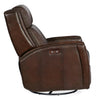 Image of Avalon San Marco Leather "Quick Ship" Swivel/ Glider Power Recliner