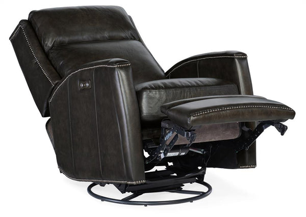 Avalon Trinita Leather "Quick Ship" Swivel/Glider Recliner