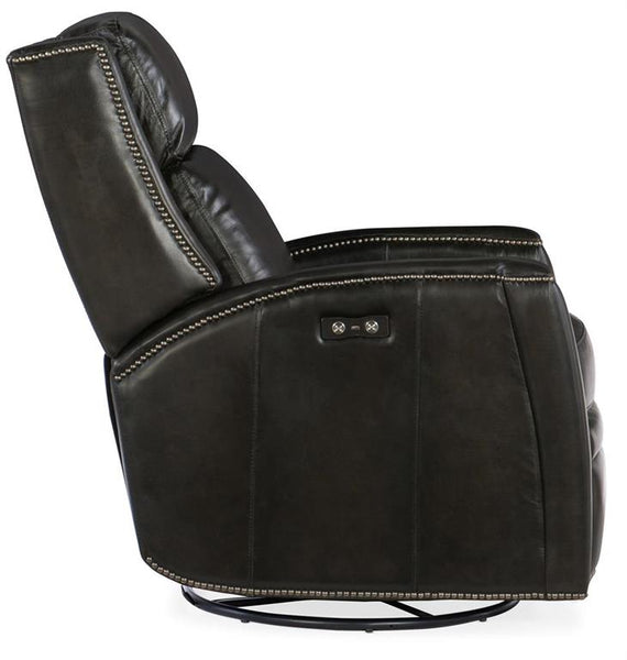 Avalon Trinita Leather "Quick Ship" Swivel/Glider Recliner