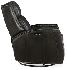 Avalon Trinita Leather "Quick Ship" Swivel/Glider Recliner