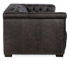 Image of Savion Gravel "Quick Ship" Leather Living Room Furniture Collection