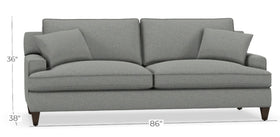 Casey 86 Inch Fabric Sofa