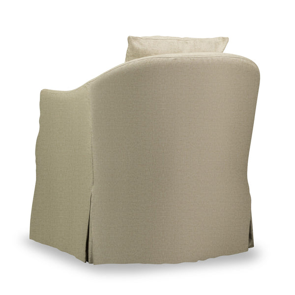 Chandra "Quick Ship" Slipcovered **Swivel/Glider** Accent Chair