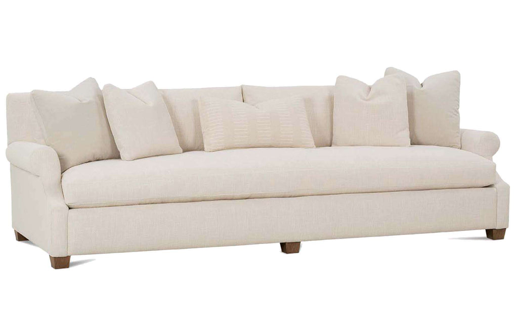 Charlotte Oversized Bench Seat Fabric Sofa Club Furniture