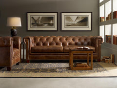 Damien Malawi Tonga 94 Inch "Quick Ship" Tufted Chesterfield Style Sofa-OUT OF STOCK UNTIL  1/26/22