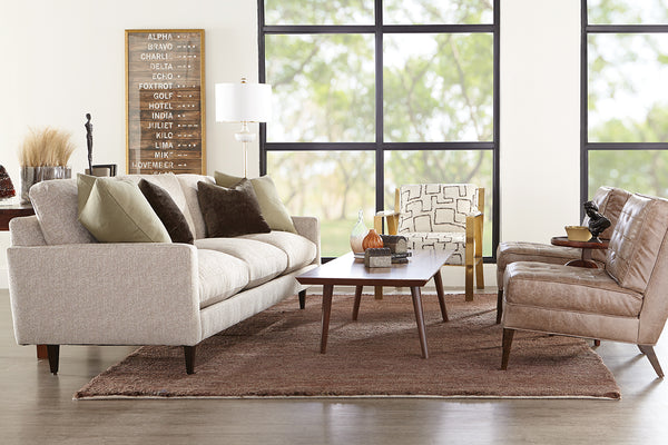 Deidre Contemporary Upholstered Large Modern Sofa