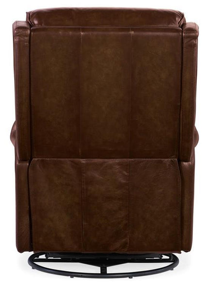 Fairmont "Ready To Ship" POWER Swivel / Glider Leather Recliner