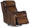 Image of Fairmont Leather "Quick Ship" SWIVEL / GLIDER Recliner