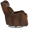 Image of Fairmont Leather "Quick Ship" SWIVEL / GLIDER Recliner