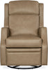 Image of Gabriel Hearthstone Leather "Quick Ship" Swivel/Glider Small Scale Recliner