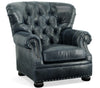 Image of Gleason Large Tufted Leather Club Chair