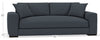 Image of Hilda 96 Inch Large Track Arm Bench Seat Sofa