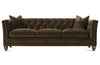 Image of Isadore 92 Inch Large Formal Fabric Upholstered Tufted Back Sofa