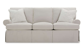 Laura 84 Inch Slipcovered Sofa