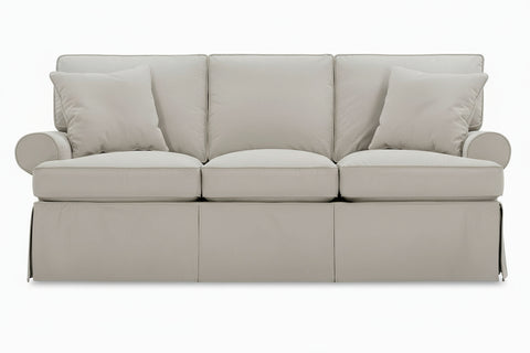 Laura 84 Inch Slipcovered Sofa