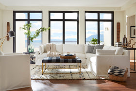 Liza 2-Piece Slipcovered Sectional (As Configured)