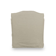 Mandy "Quick Ship" Slipcovered Swivel Accent Chair