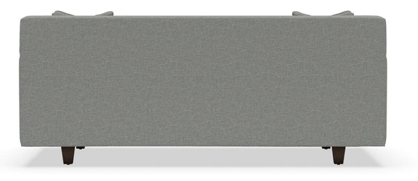 Margo I 80 Inch Mid Century Modern Single Bench Seat Track Arm Fabric Sofa