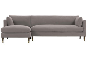 Marjorie Two Piece Pillow Back Sectional With Chaise (Version 2 As Configured)