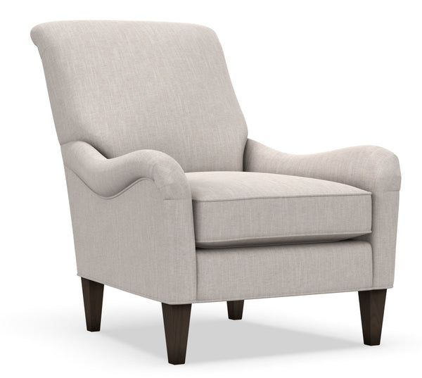 McKenna Upholstered English Arm Accent Arm Chair