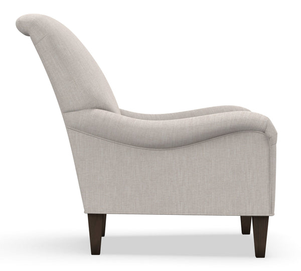 McKenna Upholstered English Arm Accent Arm Chair