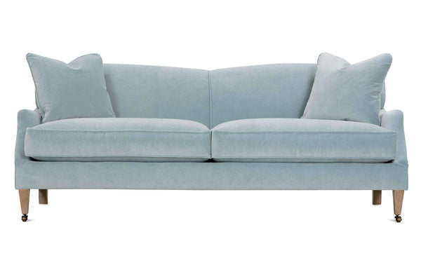 Rochelle 85 Inch Tight Back Fabric Upholstered Sofa