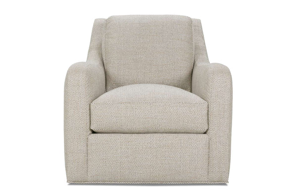Shari Contemporary 360 Degree Fabric Swivel Accent Chair