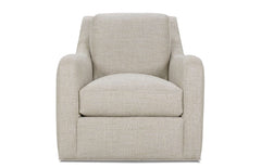 Shari Contemporary 360 Degree Fabric Swivel Accent Chair