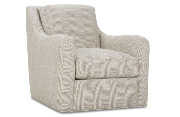 Shari Contemporary 360 Degree Fabric Swivel Accent Chair