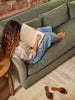 Image of Shauna 85, 98 or 110 Inch Oversized Bench Seat Sofa