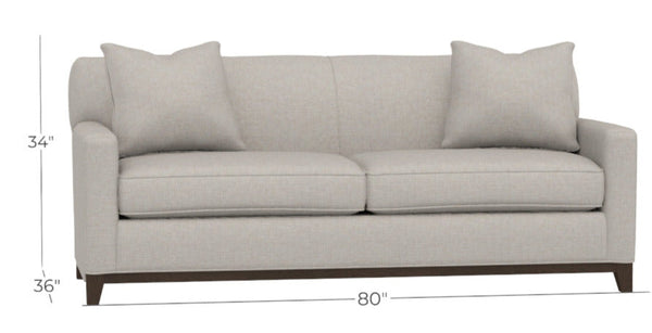 Vance Modern Apartment Sized Fabric Queen Sleeper Sofa