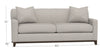 Image of Vance 80 Inch Modern Apartment Sized Fabric Queen Sleeper Sofa