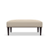 Image of Wayland 42 Inch Long Fabric Ottoman Coffee Table With Accent Nails