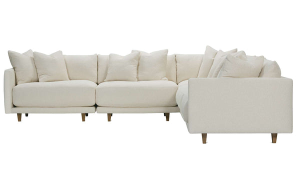 Zuri Modern Sectional With Seat Level Ottoman