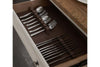 Image of Aberdeen Farmhouse Style Antique White Storage Dining Buffet With Hutch - Club Furniture