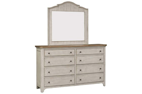 Aberdeen Queen Or King Antique White Low Poster Bed 