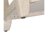 Image of Aberdeen Distressed White Single Drawer End Table With Storage Basket And Chesnut Top - Club Furniture