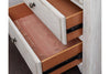 Image of Aberdeen Queen Or King Antique White Panel Bed "Create Your Own Bedroom" Collection - Club Furniture