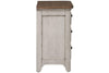 Image of Aberdeen Queen Or King Antique White Panel Bed "Create Your Own Bedroom" Collection - Club Furniture
