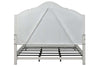 Image of Aberdeen Queen Or King Antique White Panel Bed "Create Your Own Bedroom" Collection - Club Furniture