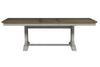 Image of Aberdeen 5 Piece Antique White Trestle Table Dining Set With Splat Back Chairs - Club Furniture