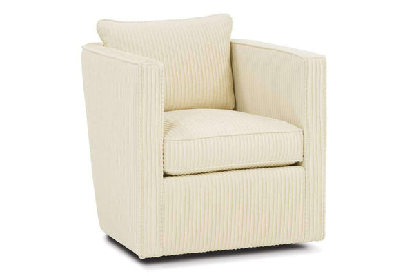 Jocelyn SWIVEL Upholstered Fabric Accent Chair